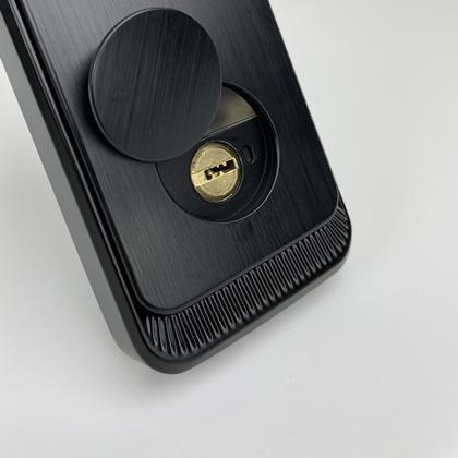 Imagem de Fechadura Digital Biométrica Beluni Black Pivotante 437 Bluetooth Smart TTLock