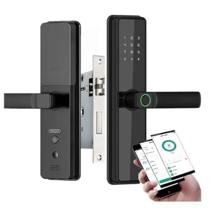 Imagem de Fechadura Digital com Trava Eletrônica e Cartão RFID Entrega Relâmpago