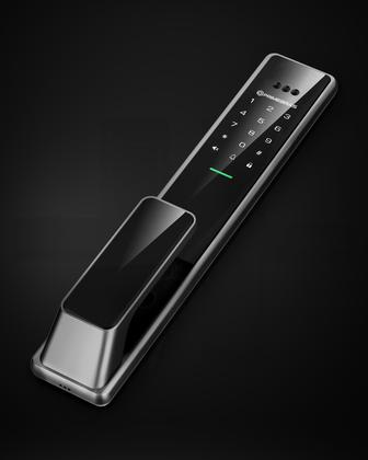 Imagem de Fechadura Digital De Luxo Com Câmera Olho Magico Com Vídeo Chamada Primebras Zurich