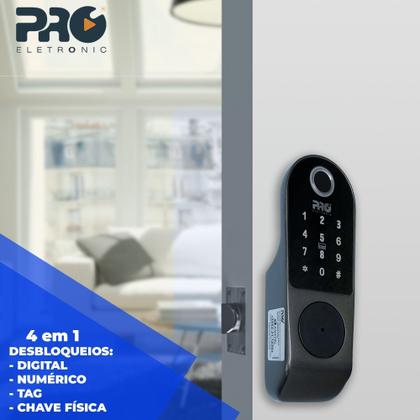 Imagem de Fechadura Digital De Sobrepor 4 em 1 mod. 23 Proeletronic