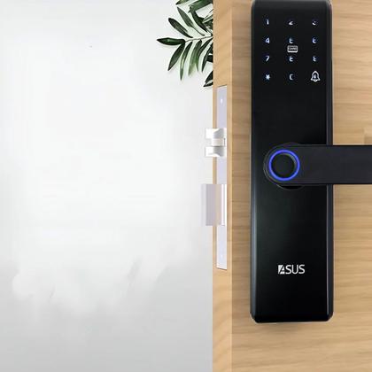 Imagem de Fechadura Digital Eletronica Biometria Senha Cartao Porta Chave Residencia Escritorio Segurança Privacidade Anti Furto