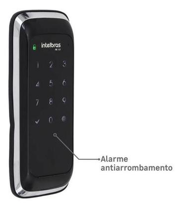 Fechadura Digital Eletrônica Com Senha E Alarme - Intelbrás - Intelbras Imagem de Fechadura Digital Eletrônica Com Senha E Alarme - Intelbrás