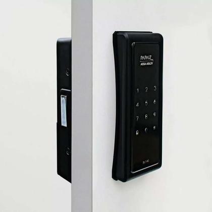 Imagem de Fechadura Digital Eletrônica De Sobrepor Para Porta SL140 Smart Lock Papaiz