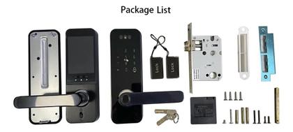 Imagem de Fechadura Digital Eletrônica Reconhecimento facial biometria mini ideal apartamento Wifi - SA-FD25