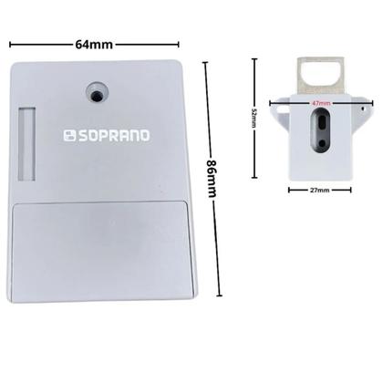 Imagem de Fechadura Digital Invisivel Para Moveis Uso Com Cartao e Tag- Soprano 06505.001.83