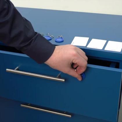 Imagem de Fechadura Digital Invisível Para Móveis Uso Com Cartão - Soprano