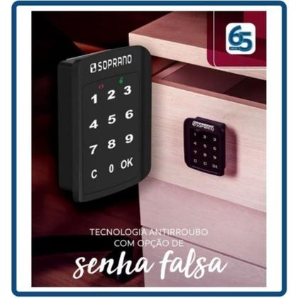 Imagem de Fechadura Digital para Moveis 1701 com Puxador Soprano