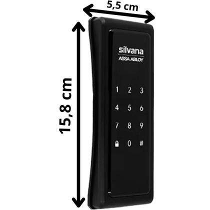 Imagem de Fechadura Digital Silvana Smart Lock Sdd200 Sobrepor Preta