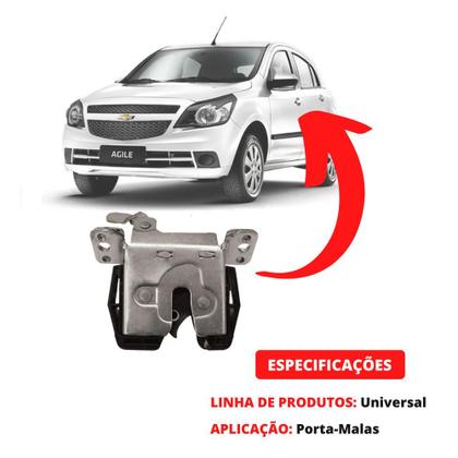 Imagem de Fechadura Do Porta Malas Agile Corsa Hatch De 2009 Até 2012