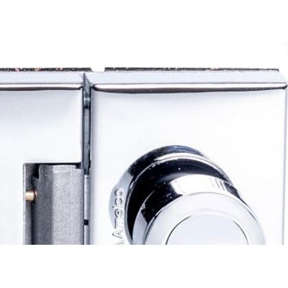 Imagem de Fechadura Eletrica Amelco Vidro Cromado Fv32 Interna 714721