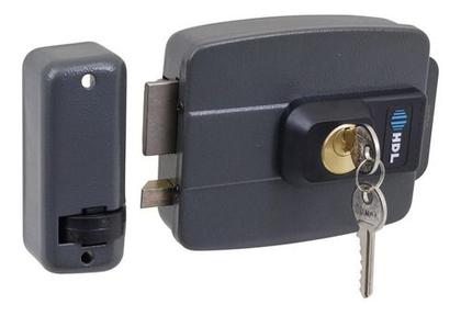 Imagem de Fechadura Elétrica Deluxe - 12v - Cinza - Hdl C-90