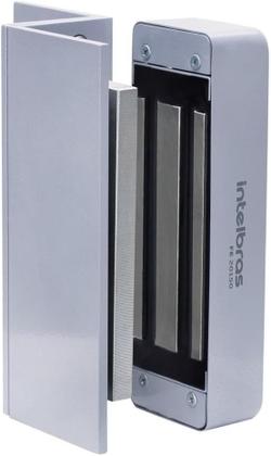 Imagem de Fechadura Eletroímã Intelbras Magnetica E 2 Botoeira Bt 3000 Prata