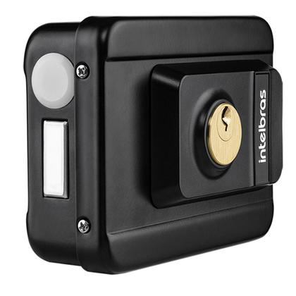 Imagem de Fechadura Eletrônica Com Tag e Chave + 7 Tag Extras Intelbras Abertura com Chave ou Tag Rfid FX3000
