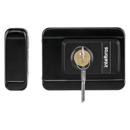 Imagem de Fechadura Eletrônica Com Tag e Chave + 7 Tag Extras Intelbras Abertura com Chave ou Tag Rfid FX3000