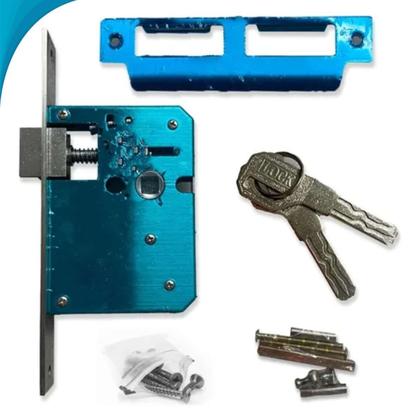 Imagem de Fechadura Eletrônica com Trava Automática e Leitor Biométrico Pronto Estoque