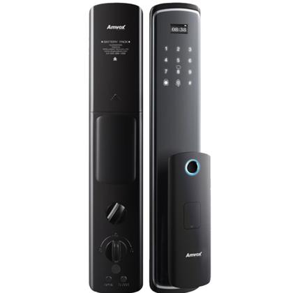 Imagem de Fechadura Eletrônica Digital AFC 2000 Amvox Conexão Wi-fi Biometria