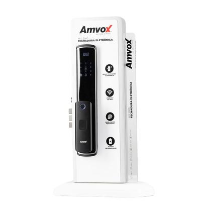 Imagem de Fechadura Eletrônica Digital AFC 2000 Amvox Conexão Wi-fi Biometria