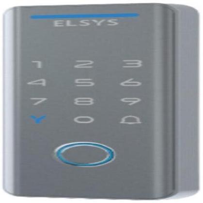 Imagem de Fechadura Eletrônica Digital Sobrepor Prata Biometria Elsys