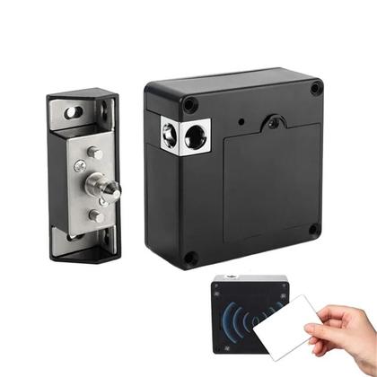 Imagem de Fechadura Eletrônica Invisível Para Gavetas Com Sensor RFID 13.56MHz, Fechadura De Armário Sem