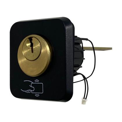 Imagem de Fechadura Eletrônica Portão HDL Com Tag RFID App Bluetooth Cilindro Ajustável 31-87mm