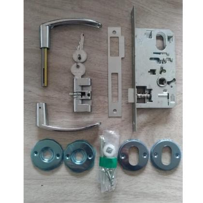 Imagem de Fechadura Externa Inox Polido Cromada Redonda 2600/11-IP Premium ALIANÇA