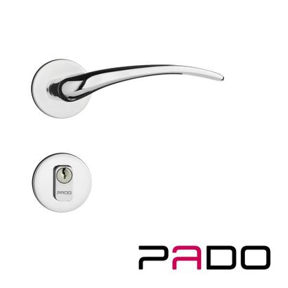 Imagem de Fechadura Externa Pado Classic 40mm Roseta Cromada 691-80e