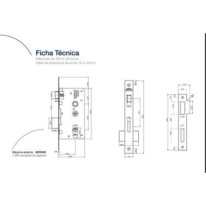 Imagem de Fechadura Externa Polo z 108429/45ZC - Cromado