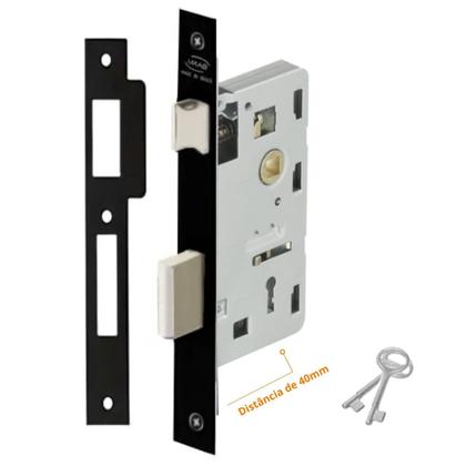 Imagem de Fechadura imab maquina avulsa 1300 interna 40mm preto fosco