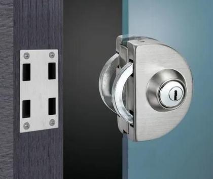 Imagem de Fechadura Inox Para Vidro/alvenaria De Pressão Correr Va 159