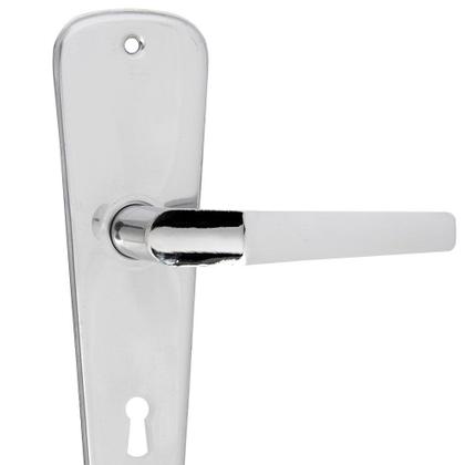 Imagem de Fechadura Interna Popline Reta Cromada ESP11 (40x53) Soprano