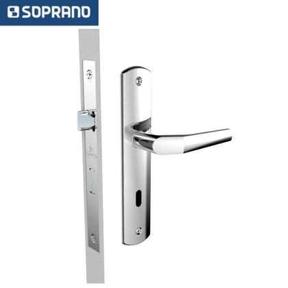 Imagem de Fechadura interna popline reta cromado esp26 40x53 soprano