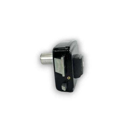 Imagem de Fechadura mini 12v preta 42mm int ch sim