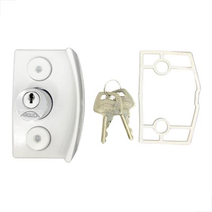 Imagem de Fechadura Modelo Blindex Janela De Correr 3532Mini Branco