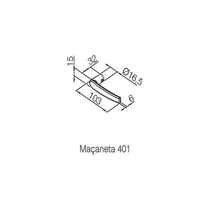 Imagem de Fechadura Pado Externa 40MM Concept ESP 401-40CE BX