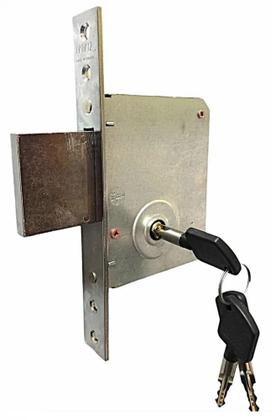 Imagem de Fechadura Papaiz Trava 142 Tetra (4 Voltas) CR (3 Chaves)