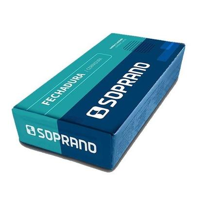 Imagem de Fechadura Para Porta de Correr Externa Espelho Oval Cromado 45mm Soprano