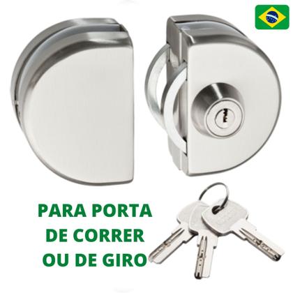 Imagem de Fechadura Para Porta De Vidro De Correr Bico De Papagaio Soprano