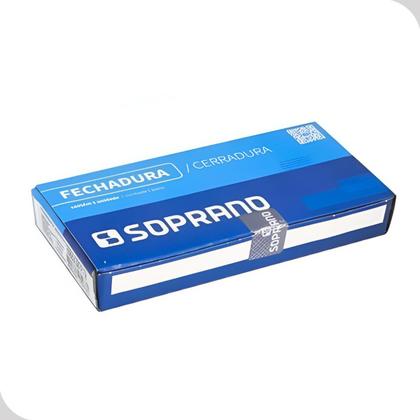 Imagem de Fechadura Para Porta Reta Cromada Quarto Banheiro ESP26 (40X53) Prata