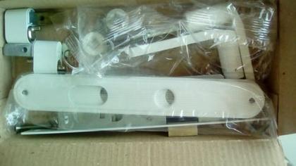 Imagem de Fechadura Porta Alumínio Stam Externo 601-602/03 - Branco