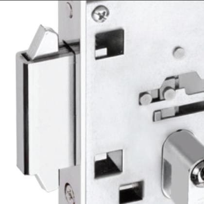 Imagem de Fechadura Porta Correr 2441 Quadrada Externa Polida