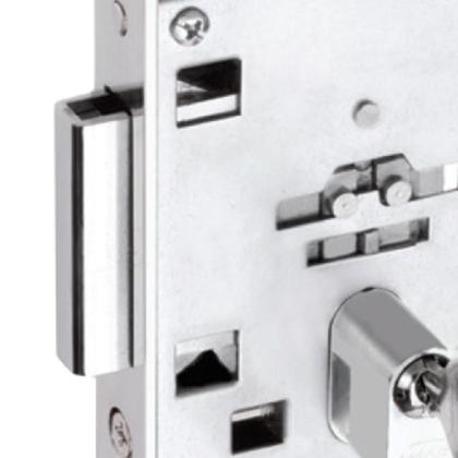 Imagem de Fechadura Porta Correr 2441 Quadrada Externa Polida