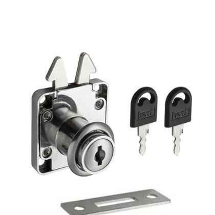 Imagem de Fechadura Porta De Correr 19 X 22mm Cromado Gaveta Móveis