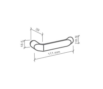 Imagem de Fechadura porta externa tera imab c/cilindro acetinada escovada ca 40mm