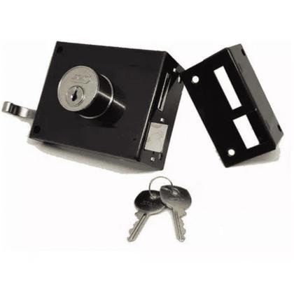 Imagem de Fechadura Sobrepor 701/100 Portão Preto Stam