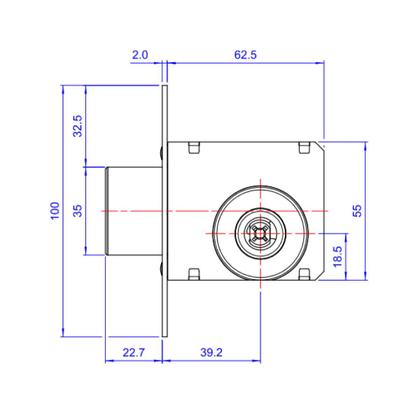 Imagem de Fechadura Tetra 140 2 Voltas Papaiz com 4 Chaves