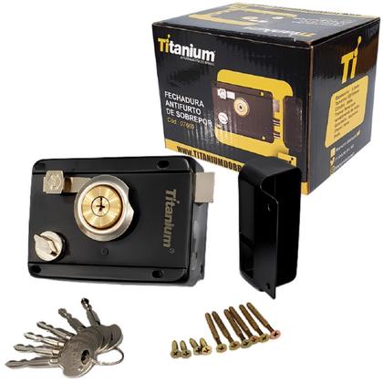 Imagem de Fechadura Tetra Sobrepor Com Trava Anti-Furto Alta Segurança