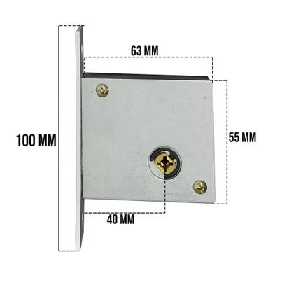 Imagem de Fechadura Trava Tetra Pado Dupla Mesma Chave Segredo Branco