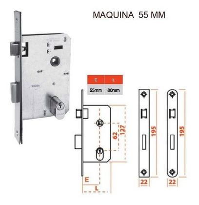 Imagem de Fechadura Vouga 55 Mm Cr - Substitui Fechadura Fama Antiga