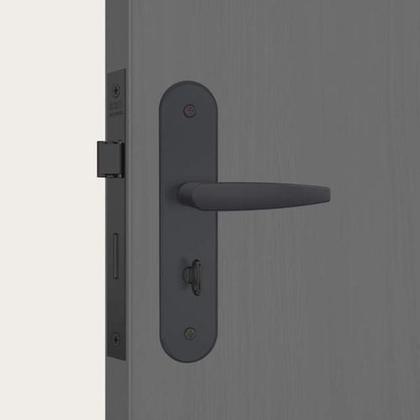 Imagem de Fechadura WC Preto Fosco  Carpi Stam- 824/33