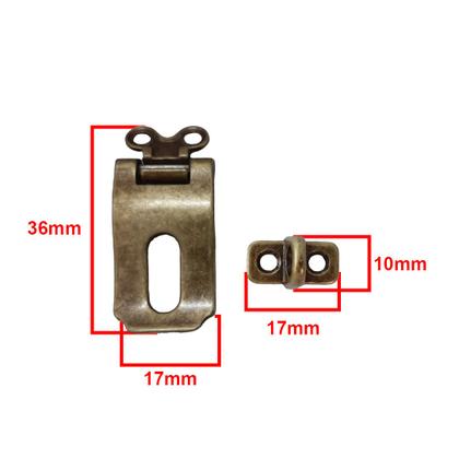 Imagem de Fecho Cadeado Curvado para Caixa Artesanato